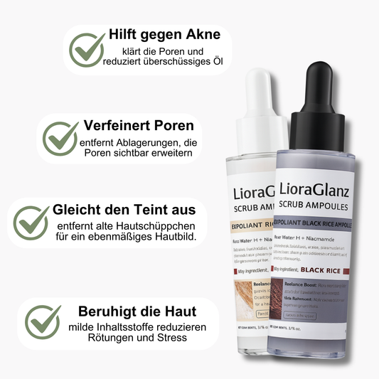 LioraGlanz Reis Peeling – Das perfekte Haut-Set für sichtbar glattere, strahlendere Haut